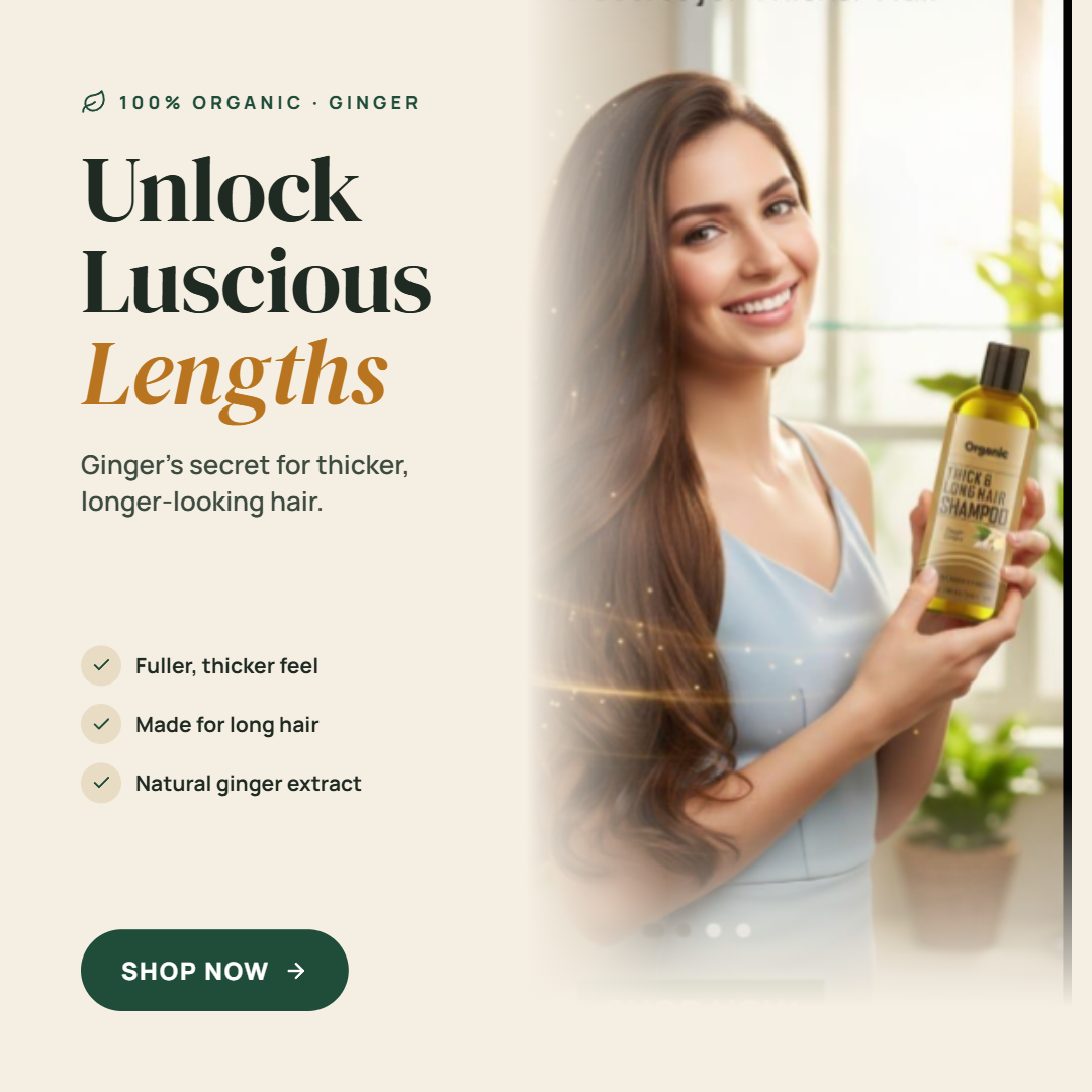 Hair Shampoo with Ginger Extract 100 ml each Pack of 2
